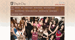 Desktop Screenshot of day-in-clay.com